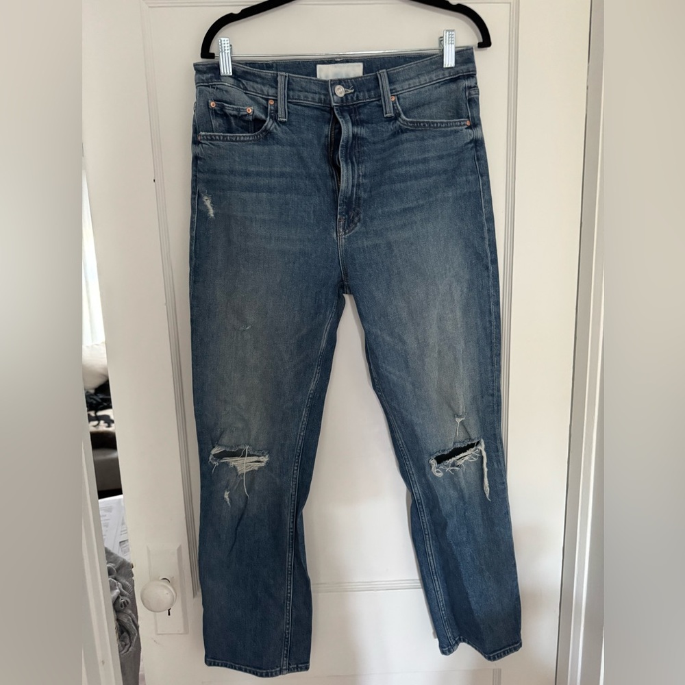 MOTHER jeans in medium blue wash